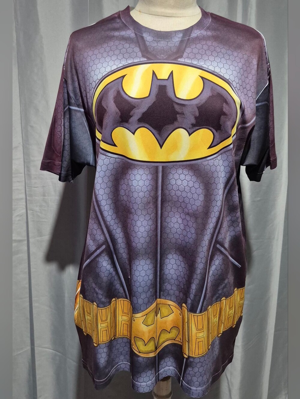 Batman Graphic Short Sleeve Tee - Purple & Yellow